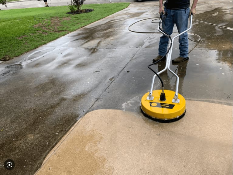 Pressure washing