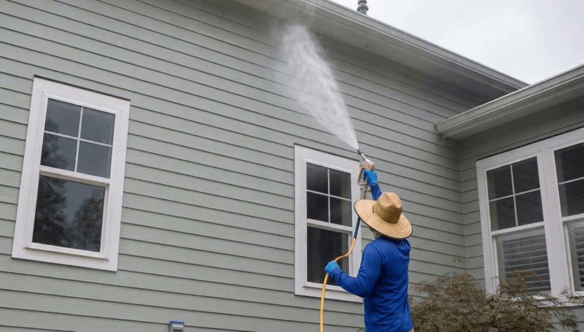 House and roof soft washing Fort Myers home