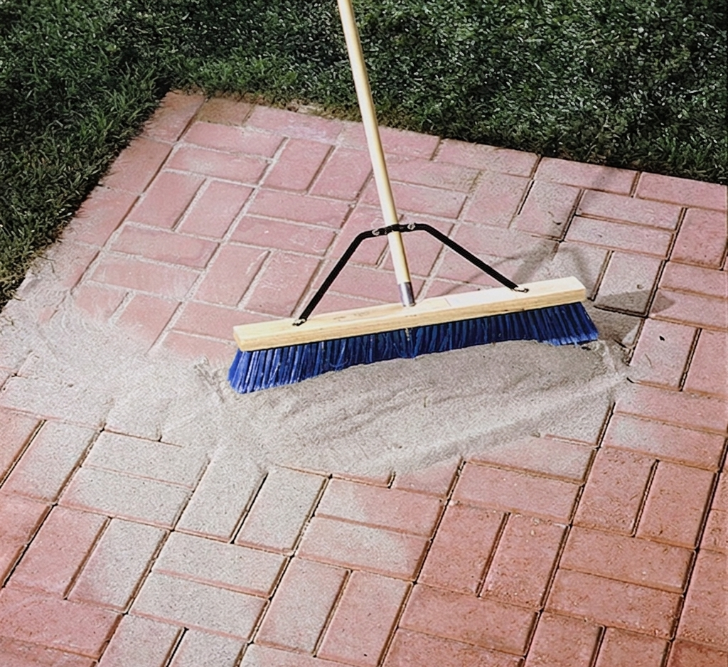 Sealing-safe paver joint sanding in six colors