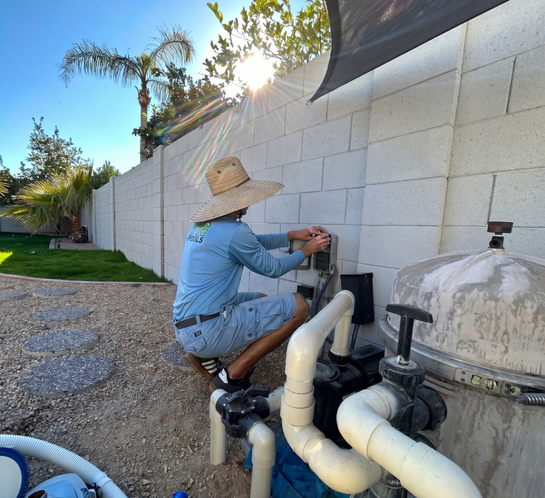 Pool equipment repair and maintenance