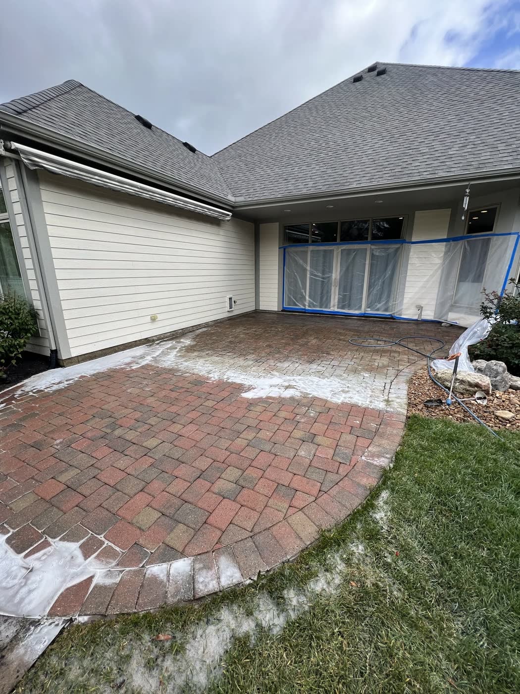 Paver driveway sealed in Fort Myers