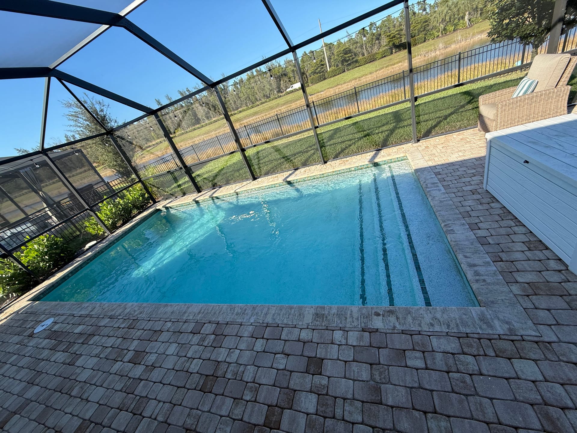 Pool care visit