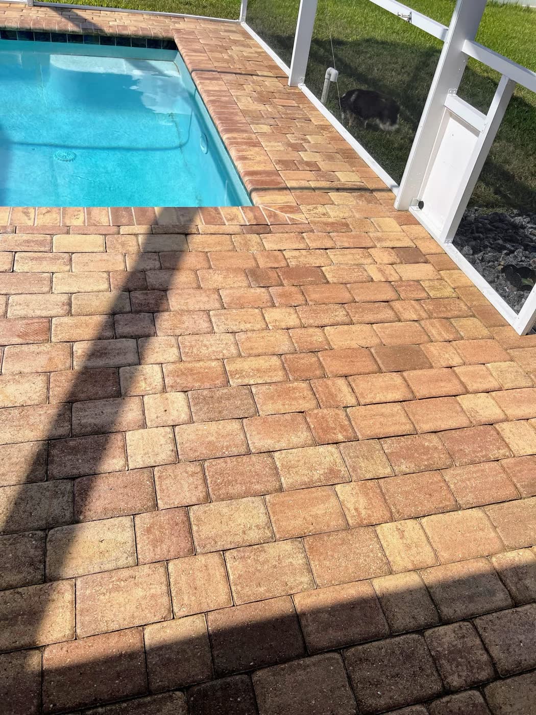 Restored surface after washing