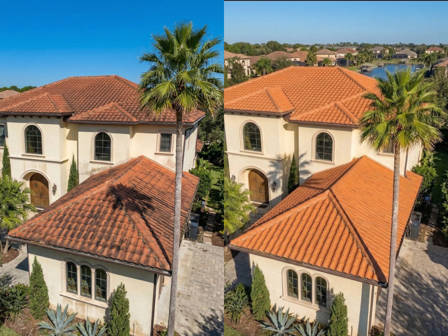 Soft wash roof cleaning Fort Myers FL